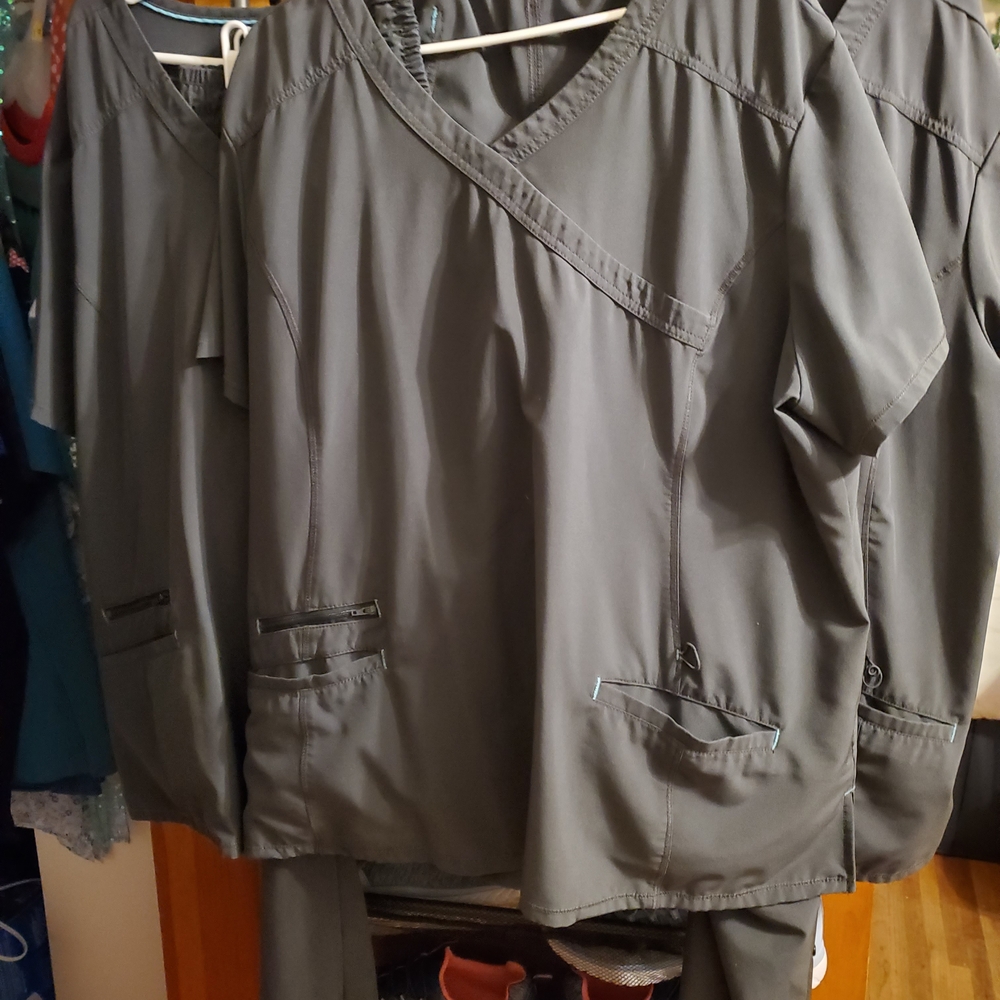 Scrubstar Gray Women's Blouse